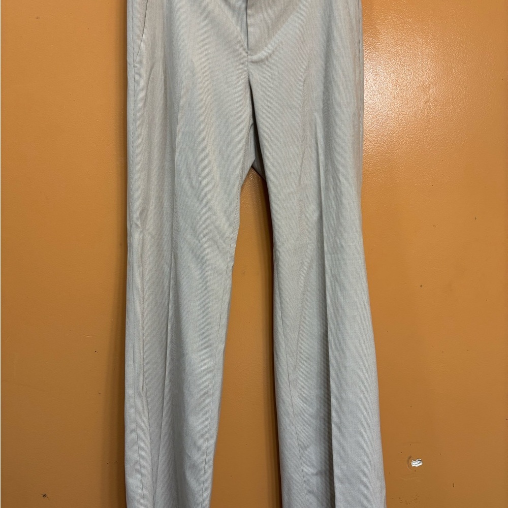 Banana Republic Women's Soft Gray Flare Trousers